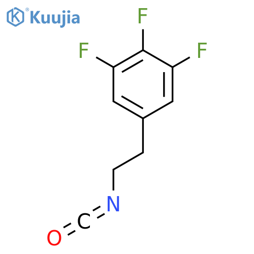 1,2,3-trifluoro-5-(2-isocyanatoethyl)benzene structure