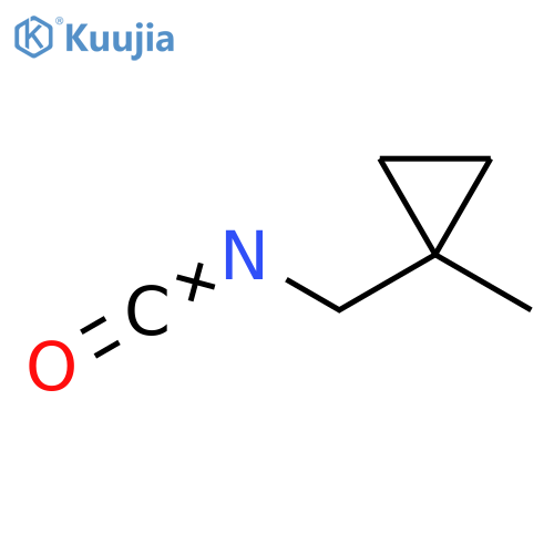 1-(isocyanatomethyl)-1-methylcyclopropane structure