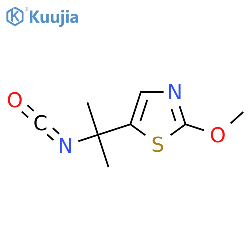 5-(2-Isocyanatopropan-2-yl)-2-methoxy-1,3-thiazole structure