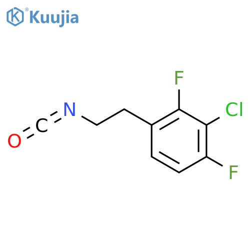 2-chloro-1,3-difluoro-4-(2-isocyanatoethyl)benzene structure