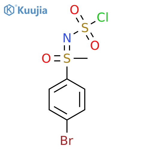 (4-bromophenyl)(chlorosulfonyl)iminomethyl-lambda6-sulfanone structure