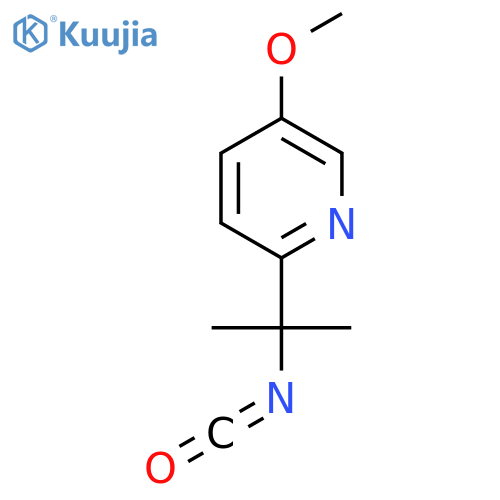 2-(2-isocyanatopropan-2-yl)-5-methoxypyridine structure