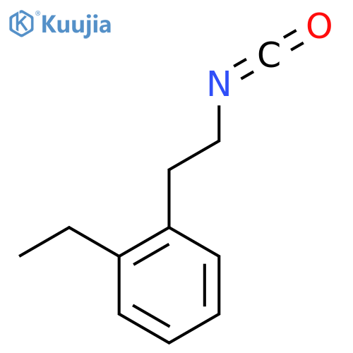1-ethyl-2-(2-isocyanatoethyl)benzene structure