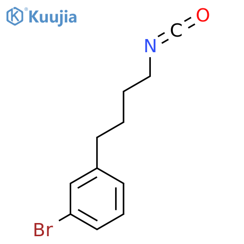 1-bromo-3-(4-isocyanatobutyl)benzene structure