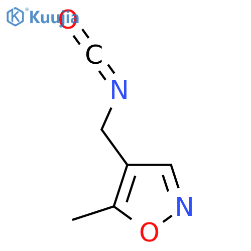 4-(isocyanatomethyl)-5-methyl-1,2-oxazole structure
