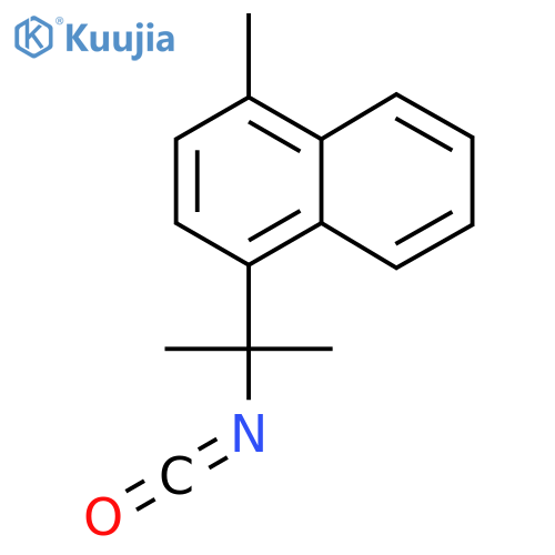 1-(2-Isocyanatopropan-2-yl)-4-methylnaphthalene structure