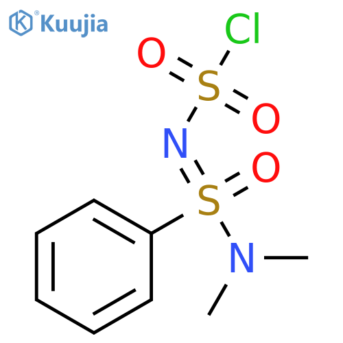 N-{(chlorosulfonyl)imino(oxo)phenyl-lambda6-sulfanyl}-N-methylmethanamine structure