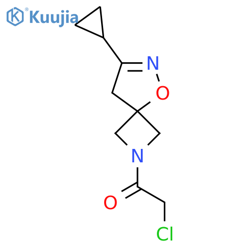 2-chloro-1-{7-cyclopropyl-5-oxa-2,6-diazaspiro3.4oct-6-en-2-yl}ethan-1-one structure