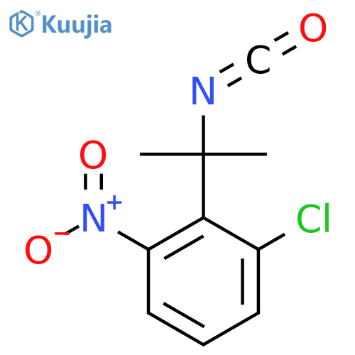 1-Chloro-2-(2-isocyanatopropan-2-yl)-3-nitrobenzene structure