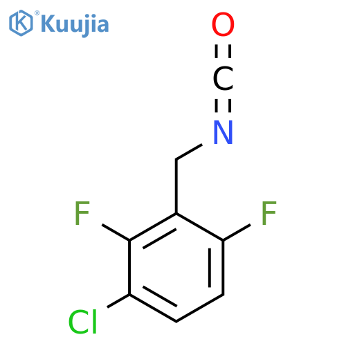 1-Chloro-2,4-difluoro-3-(isocyanatomethyl)benzene structure