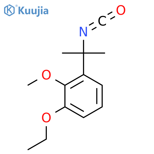 1-Ethoxy-3-(2-isocyanatopropan-2-yl)-2-methoxybenzene structure