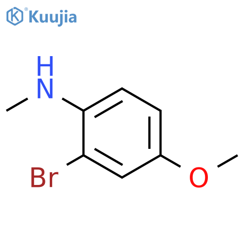 (2-Bromo-4-methoxy-phenyl)-methyl-amine structure