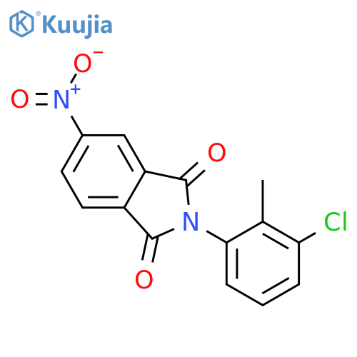 2-(3-Chloro-2-methyl-phenyl)-5-nitro-isoindole-1,3-dione structure