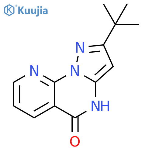 4-tert-butyl-2,3,7,13-tetrazatricyclo[7.4.0.02?]trideca-1(13),3,5,9,11-pentaen-8-one structure