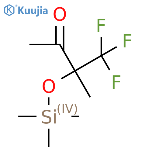 3-(Trifluoromethyl)-3-(trimethylsiloxy)-2-butanone structure