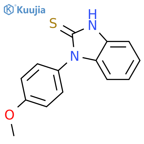 1-(4-Methoxyphenyl)-1H-1,3-benzodiazole-2-thiol structure