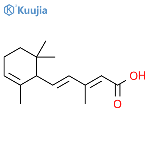 2,4-Pentadienoic acid, 3-methyl-5-(2,6,6-trimethyl-2-cyclohexen-1-yl)-,(E,E)- structure