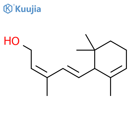 2,4-Pentadien-1-ol, 3-methyl-5-(2,6,6-trimethyl-2-cyclohexen-1-yl)-, (2Z,4E)- structure