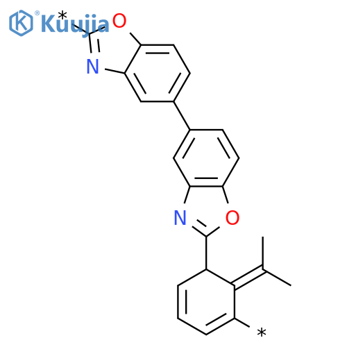 Poly[2,5-benzoxazolediyl(1-methylethylidene)-5,2-benzoxazolediyl-1,3-phenylene] structure