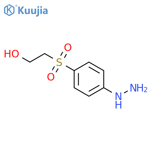 2-((4-Hydrazinylphenyl)sulfonyl)ethanol structure