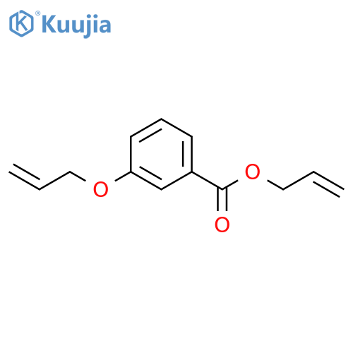 Benzoic acid, 3-(2-propenyloxy)-, 2-propenyl ester structure