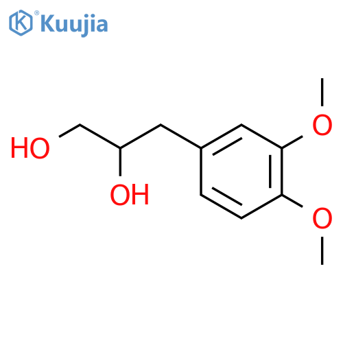 1,2-Propanediol,3-(3,4-dimethoxyphenyl)- structure