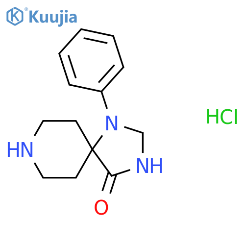 1-Phenyl-1,3,8-triazaspiro[4.5]decan-4-one hydrochloride structure
