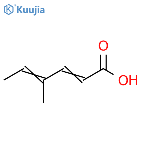 4-methylhexa-2,4-dienoic acid structure