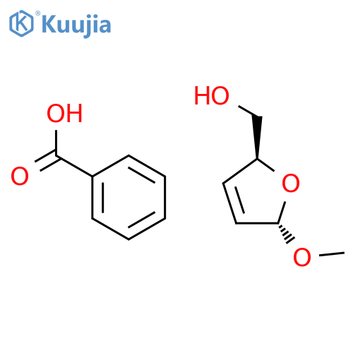 2-Furanmethanol, 2,5-dihydro-5-methoxy-, benzoate, (2S,5S)- structure