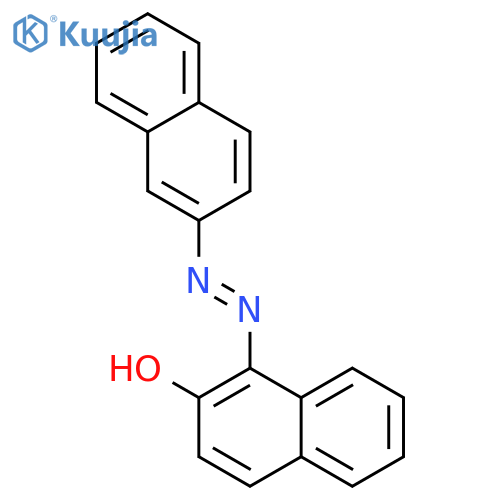 2-Naphthalenol,1-[2-(2-naphthalenyl)diazenyl]- structure