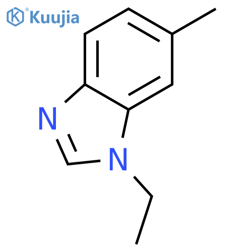 1-ethyl-6-methyl-1H-1,3-benzodiazole structure