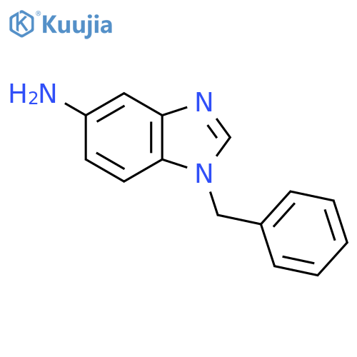 1-benzyl-1H-1,3-benzimidazol-5-amine structure