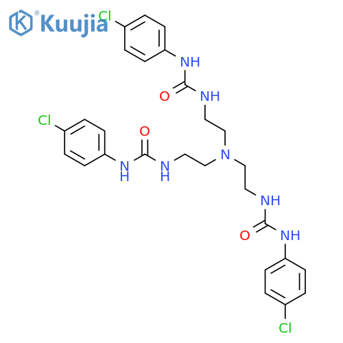 Urea, N,N'',N''''-(nitrilotri-2,1-ethanediyl)tris[N'-(4-chlorophenyl)- structure