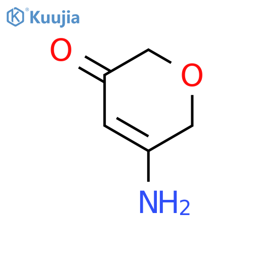 5-amino-3,6-dihydro-2H-pyran-3-one structure