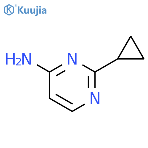 2-Cyclopropylpyrimidin-4-amine structure