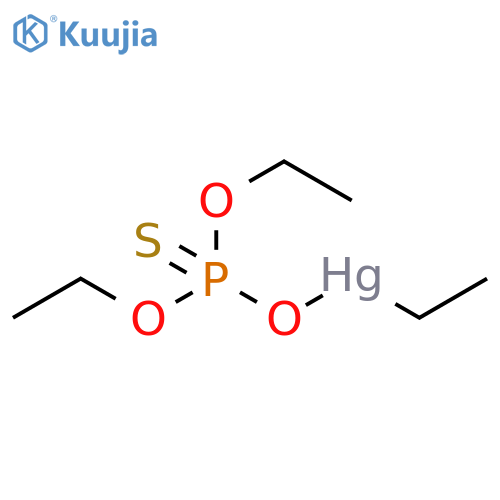 Mercury, (O,O-diethylphosphorothioato-kO'')ethyl-(9CI) structure