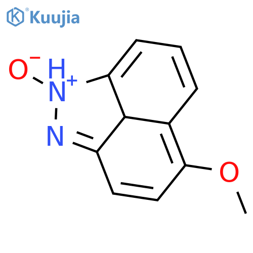 Benz[cd]indazole, 5-methoxy-, 1-oxide structure