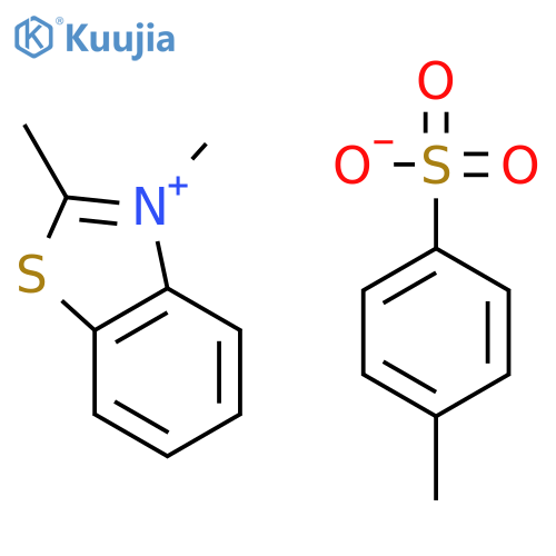 2,3-dimethylbenzodthiazol-3-ium 4-methylbenzenesulfonate structure