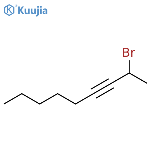 3-Nonyne, 2-bromo- structure