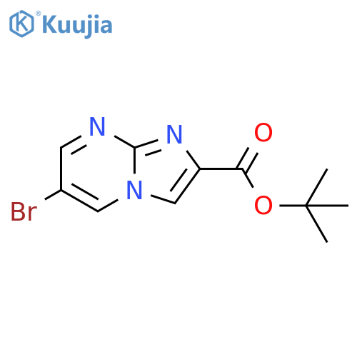 1,1-Dimethylethyl 6-bromoimidazo[1,2-a]pyrimidine-2-carboxylate structure