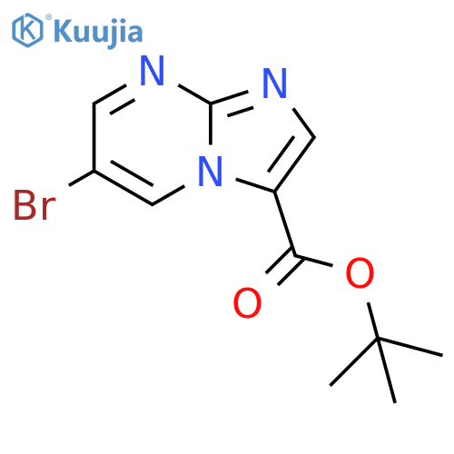 1,1-Dimethylethyl 6-bromoimidazo[1,2-a]pyrimidine-3-carboxylate structure