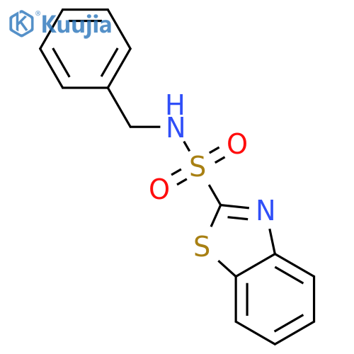 2-BENZOTHIAZOLESULFONAMIDE, N-(PHENYLMETHYL)- structure