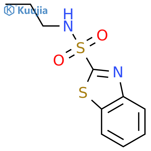 2-Benzothiazolesulfonamide,N-propyl- structure