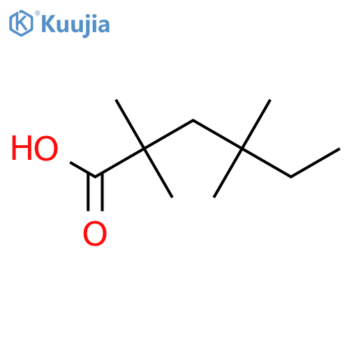 2,2,4,4-tetramethylhexanoic acid structure