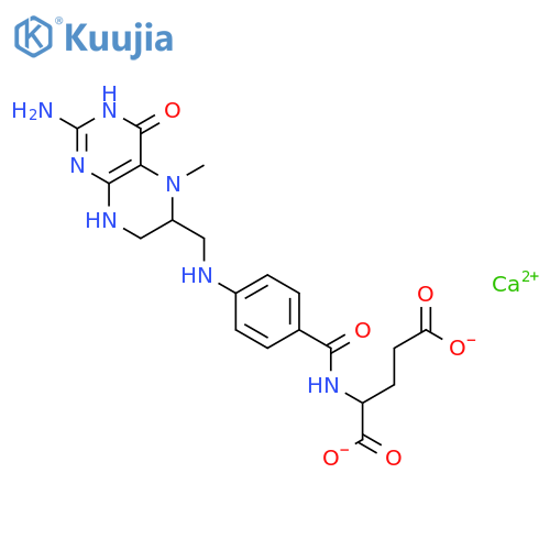 Calcium N5-methyltetrahydrofolate structure