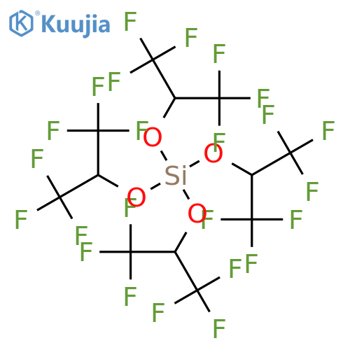 Tetrakis(1,1,1,3,3,3-hexafluoropropan-2-yl) Silicate structure
