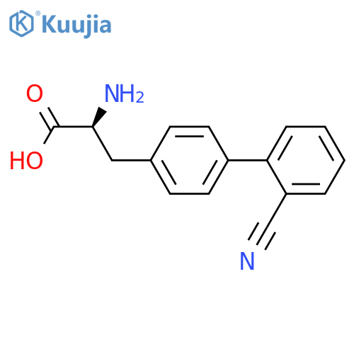 L-2-AMINO-3-(2'-CYANO-BIPHENYL-4-YL)-PROPIONIC ACID structure