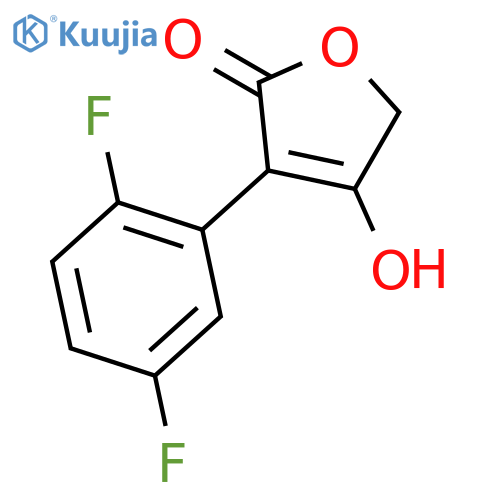 2(5H)-Furanone, 3-(2,5-difluorophenyl)-4-hydroxy- structure