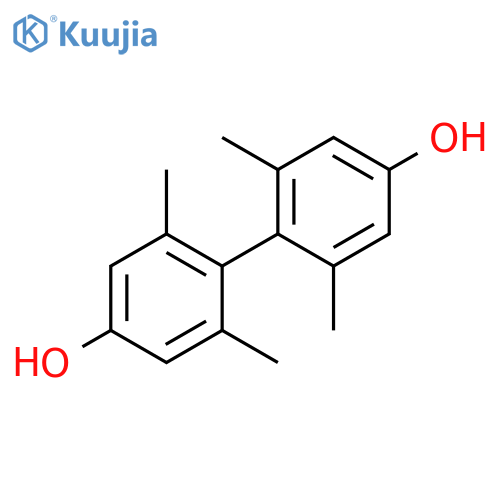 [1,1'-Biphenyl]-4,4'-diol, 2,2',6,6'-tetramethyl- structure