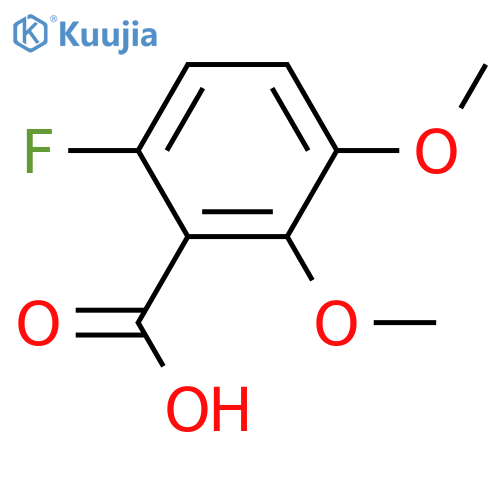 6-Fluoro-2,3-dimethoxybenzoic acid structure